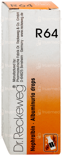 Dr Reckeweg R64 Albuminuria Drop 22 Ml - Uses, Side Effects, Dosage ...