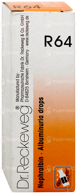 R64 Ricce Dr Reckeweg R64 Albuminuria Drop 22 Ml - Uses, Side Effects, Dosage ...
