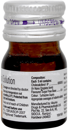 Kidrich D3 60000iu Solution 5ml