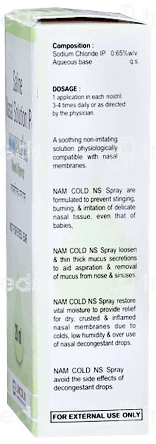 Namcold Ns Nasal Spray/Drops 20Ml