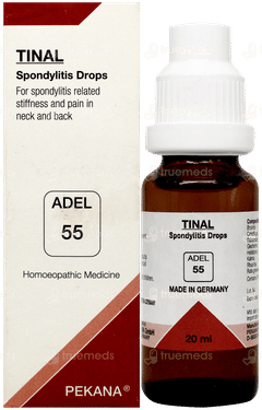 Adel 55 Tinal Spondylitis Drops 20Ml Adel 55 Tinal Spondylitis Drops 20Ml