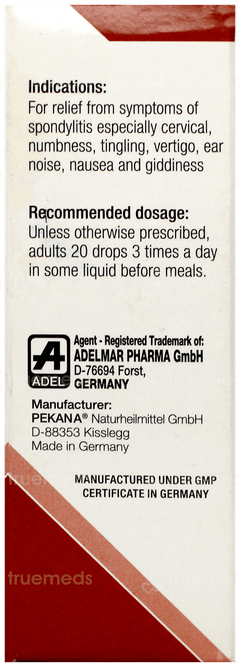Adel 55 Tinal Spondylitis Drops 20Ml