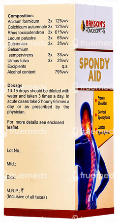 Baksons Spondy Aid Drops 30ml