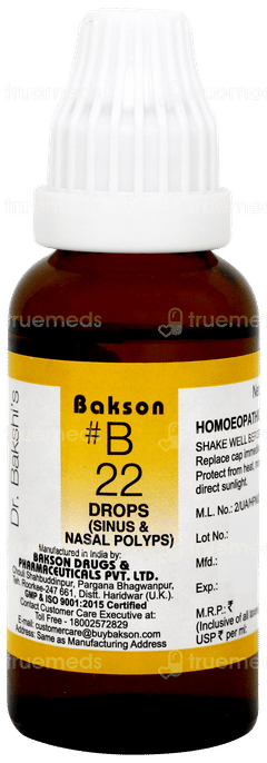 Bakson B22 Drops 30ml