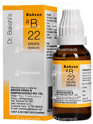 Bakson B22 Sinus Drop 30 ML