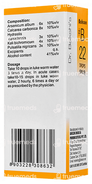 Bakson B22 Sinus Drop 30 ML