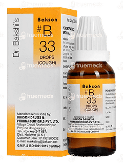 Bakson B33 Drops 30ml Bakson B33 Drops 30ml
