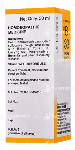 Bakson B33 Drops 30ml