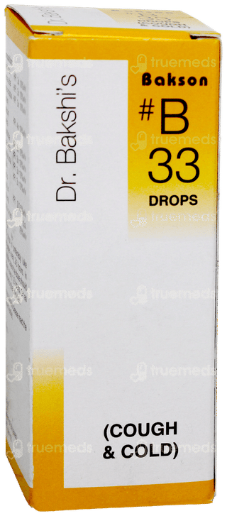 Bakson B33 Drops 30Ml