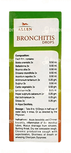 Allen A65 Bronchitis Drops 30ml