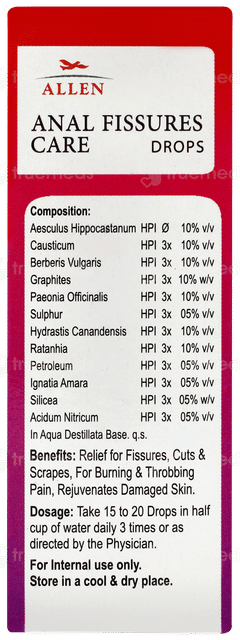 Allen A69 Anal Fissures Drops 30ml