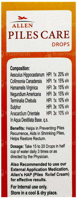 Allen A26 Piles Drops 30Ml