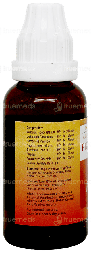Allen A26 Piles Drops 30Ml