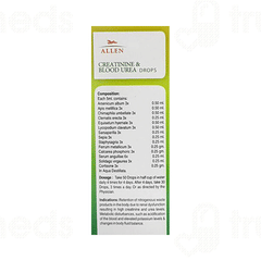Allen A87 Creatinine & Blood Urea Drops 30ml