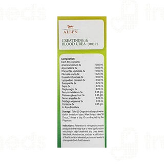 Allen A87 Creatinine & Blood Urea Drops 30ml