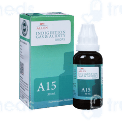 Allen A15 Indigestion Gas & Acidity Drops 30ml Allen A15 Indigestion Gas & Acidity Drops 30ml