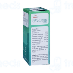 Allen A15 Indigestion Gas & Acidity Drops 30ml Allen A15 Indigestion Gas & Acidity Drops 30ml
