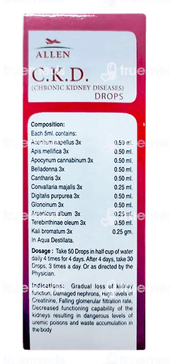 Allen A92 C K D (chronic Kidney Diseases) Drops 30ml
