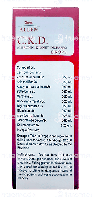 Allen A 92 Chronic Kidney Diseases Drop 30 ML