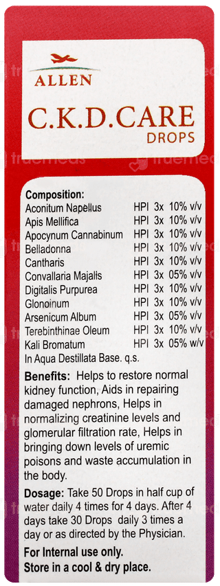 Allen A92 C K D (chronic Kidney Diseases) Drops 30ml