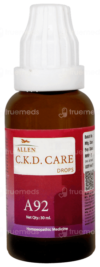 Allen A92 C K D (chronic Kidney Diseases) Drops 30ml