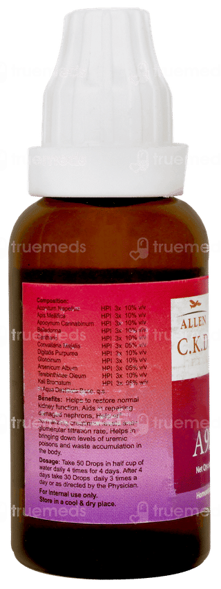 Allen A92 C K D (chronic Kidney Diseases) Drops 30ml