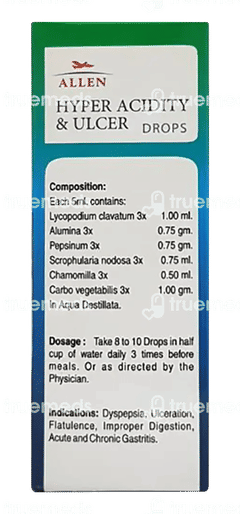 Allen A44 Hyper Acidity & Ulcer Drops 30ml