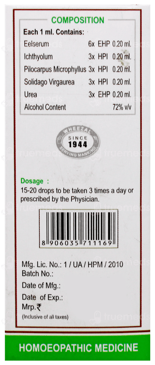 Wheezal Renal Forte Drops 30Ml