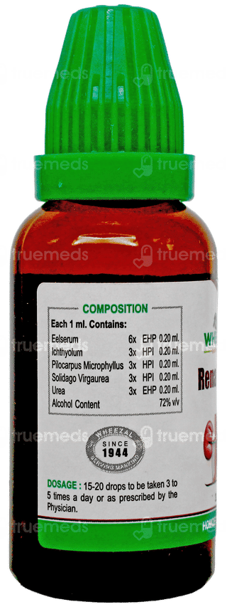 Wheezal Renal Forte Drops 30Ml