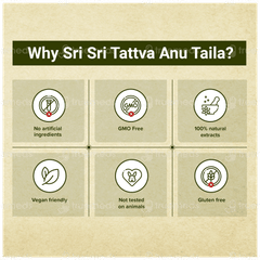 Sri Sri Tattva Anu Taila Nasal Drops 10ml