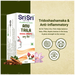 Sri Sri Tattva Anu Taila Nasal Drops 10ml
