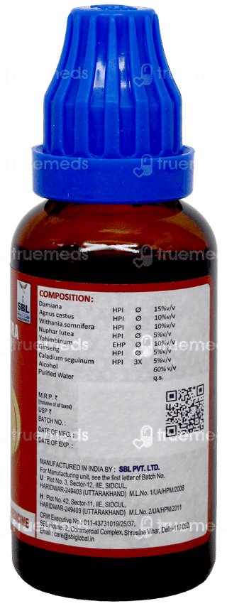 Sbl Damiagra Forte Drops 30Ml