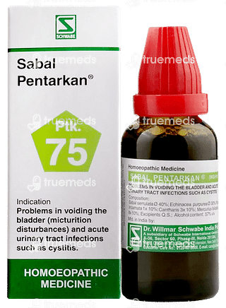 Dr Willmar Schwabe India Sabal Pentarkan Drop 30 ML