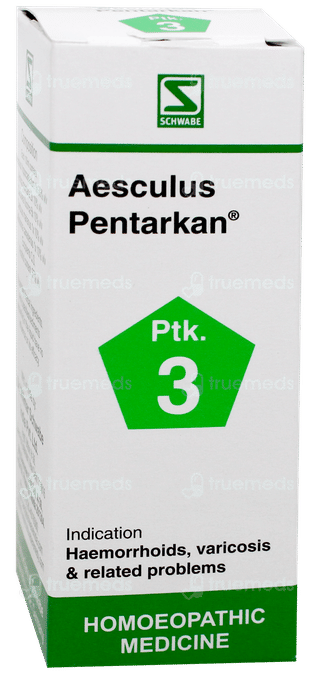 Dr Willmar Schwabe Aesculus Pentarkan Ptk 3 Drops 30Ml