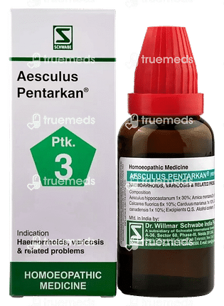 Dr Willmar Schwabe India Aesculus Pentarkan Drop 30 ML