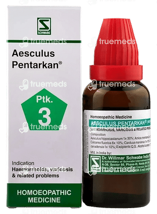 Dr Willmar Schwabe India Aesculus Pentarkan Drop 30 ML