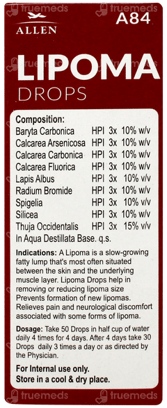 Allen A84 Lipoma Drops 30ml