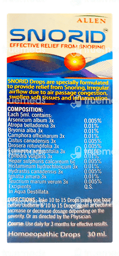 Allen Snorid Drops 30ml