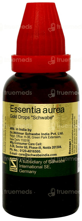 Dr Willmar Schwabe Essentia Aurea Gold Drops 30ml