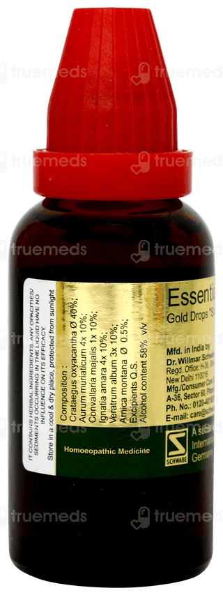 Dr Willmar Schwabe Essentia Aurea Gold Drops 30ml