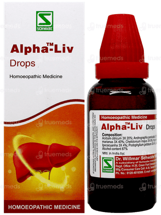 Dr Willmar Schwabe Alpha Liv Drops 30Ml
