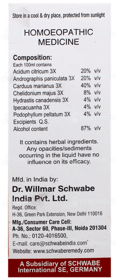 Dr Willmar Schwabe Alpha Liv Drops 30Ml