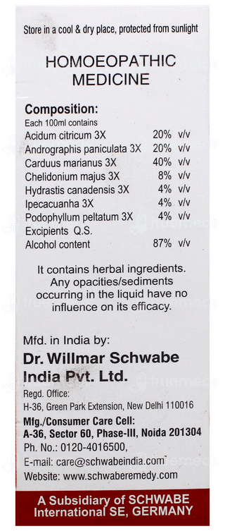 Dr Willmar Schwabe Alpha Liv Drops 30Ml