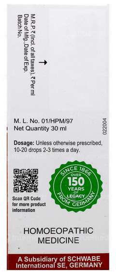 Dr Willmar Schwabe Alpha Liv Drops 30Ml