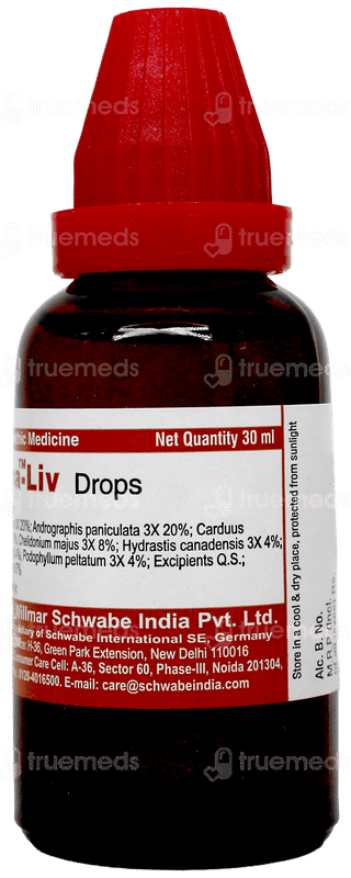 Dr Willmar Schwabe Alpha Liv Drops 30Ml