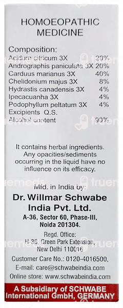 Dr Willmar Schwabe Alpha Liv Drops 30ml