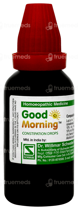 Dr Willmar Schwabe Good Morning Constipation Drops 30ml