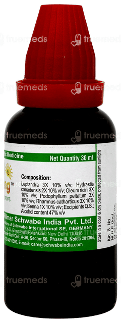 Dr Willmar Schwabe Good Morning Constipation Drops 30ml