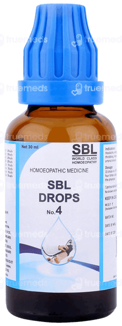 Sbl No 4 Drops 30ml