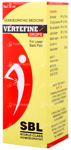 Sbl Vertefine Drops 30ml Sbl Vertefine Drops 30ml